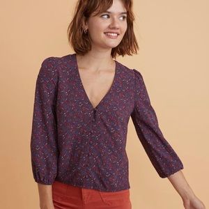 Marine Layer Stacy Button Front Top